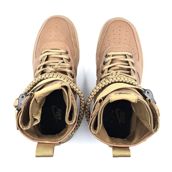 Wmns Nike SF Air Force 1 High 'Golden Beige' + Duffle Bag - Limited Edition - Picture 5 of 16